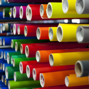 Folia ploterowa barwiona w masie. Seria 641 i 551