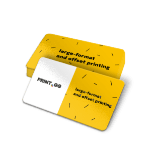 Wizytówki metalizowane z zaokrąglonymi rogami Copy