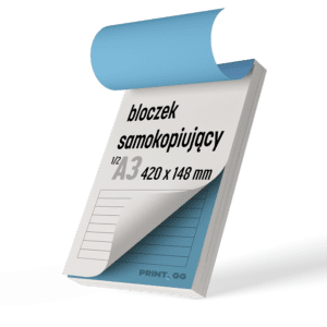 Bloczki samokopiujące 1/2 A3