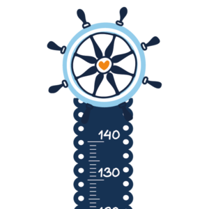 Miarka wzrostu - Marina - koło sterowe